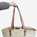 Palm leaves tote