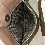 Brun Stitched Twin Pocket Tote