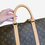 MONOGRAM CANVAS KEEPALL 55