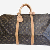 MONOGRAM CANVAS KEEPALL 55 BANDOULIERE