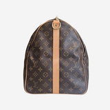 MONOGRAM CANVAS KEEPALL 55 BANDOULIERE