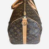 MONOGRAM CANVAS KEEPALL 55 BANDOULIERE