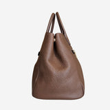Brun Vitello Daino Tote