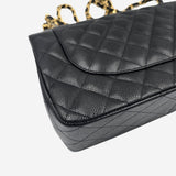 LARGE SORT CAVIAR CLASSIC DOUBLE FLAP