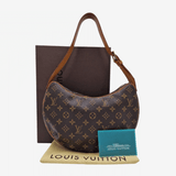 MONOGRAM CANVAS CROISSANT MM