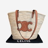 Palm leaves tote