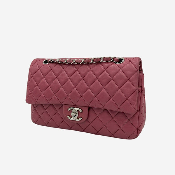 ROSE FONCE CLASSIC DOUBLE FLAP MEDIUM