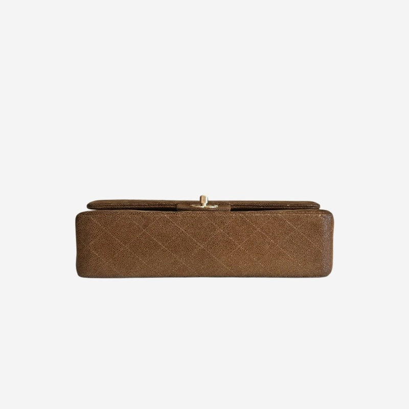 SUEDE CAVIAR CLASSIC DOUBLE FLAP MEDIUM