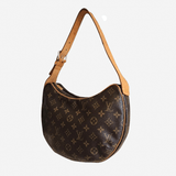 MONOGRAM CANVAS CROISSANT MM
