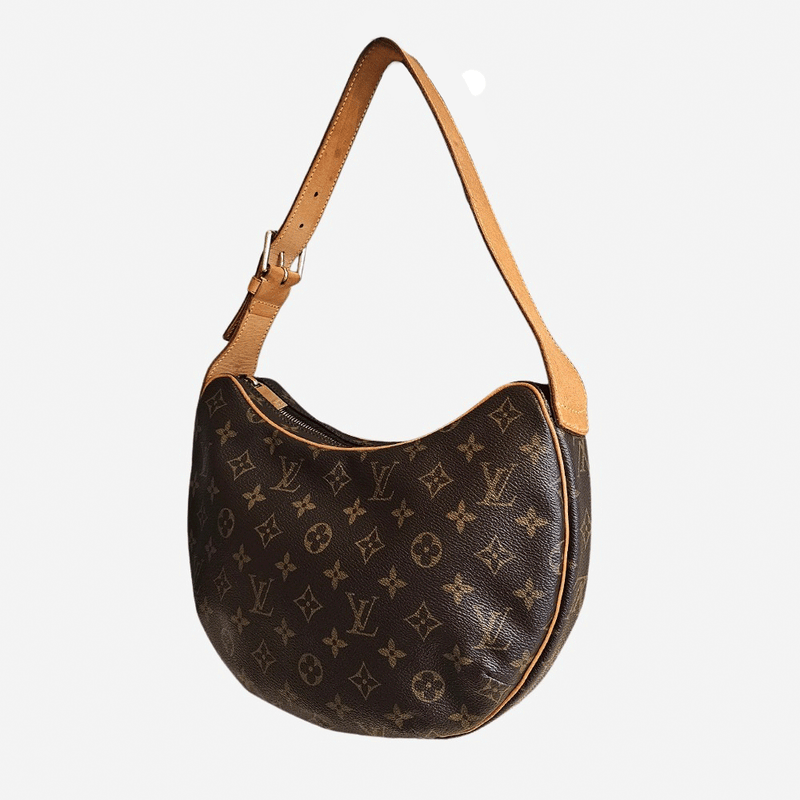 MONOGRAM CANVAS CROISSANT MM