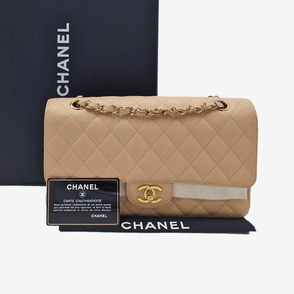 CAVIAR MEDIUM CLASSIC DOUBLE FLAP