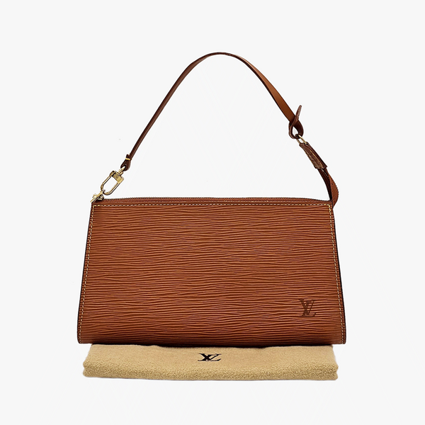 BRUN EPI LÆDER POCHETTE ACCESSOIRES