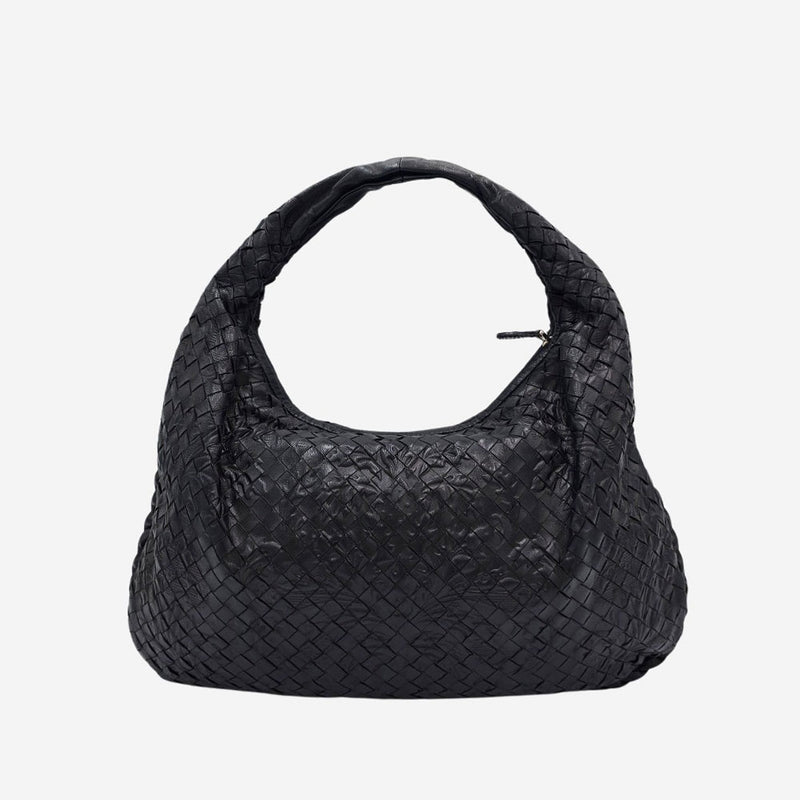 MEDIUM Fleur-de-lis EMBOSSED VENETA HOBO