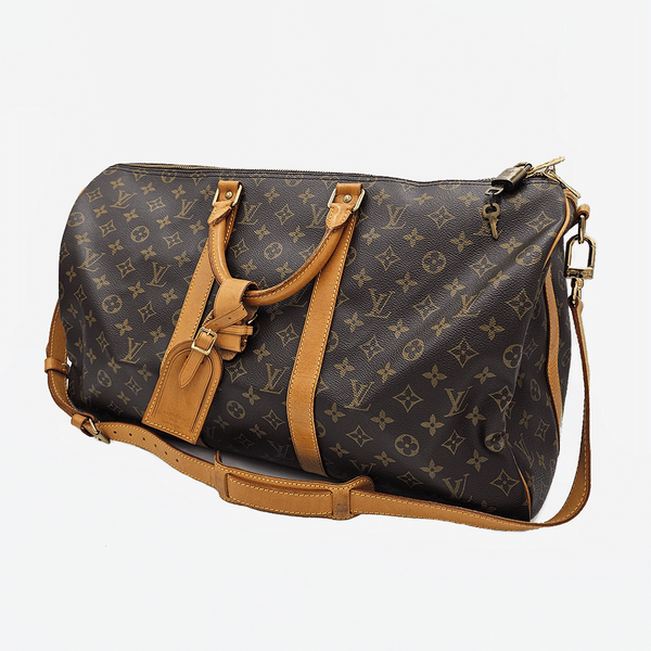 MONOGRAM CANVAS KEEPALL BANDOULIERE 50