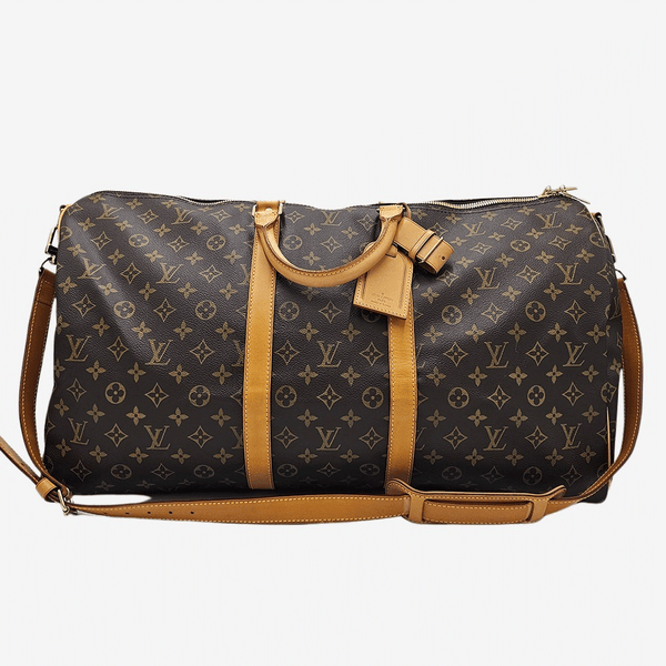 MONOGRAM CANVAS KEEPALL 55 BANDOULIERE