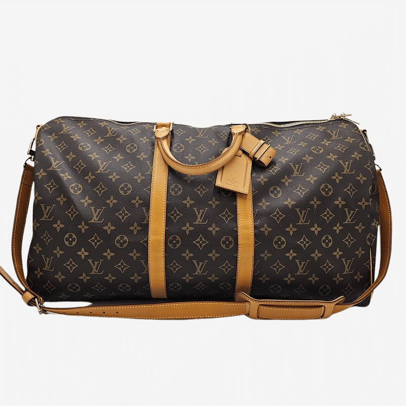 MONOGRAM CANVAS KEEPALL 55 BANDOULIERE