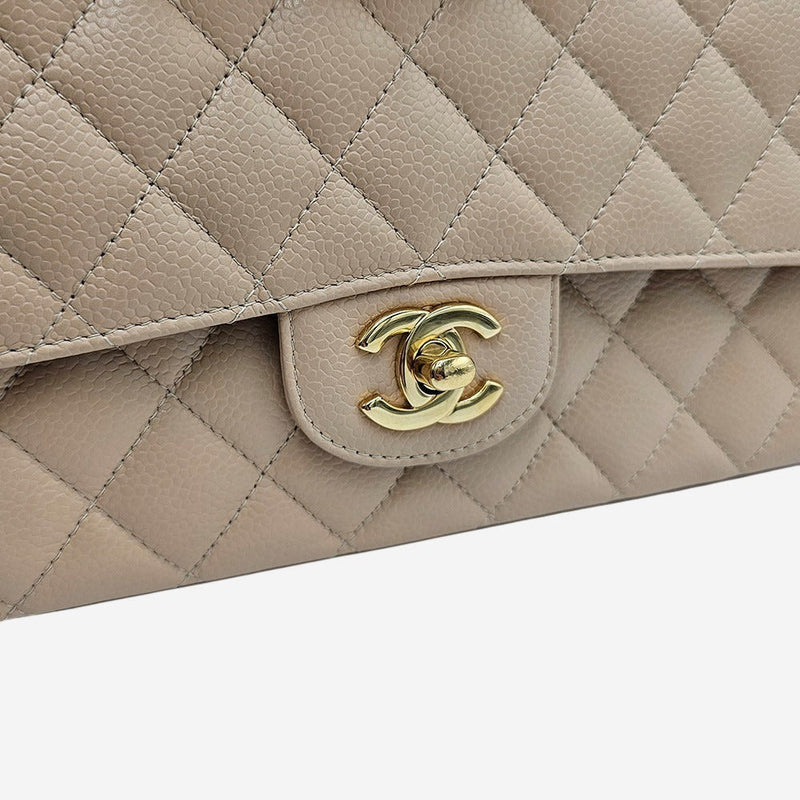 CAVIAR MEDIUM CLASSIC DOUBLE FLAP