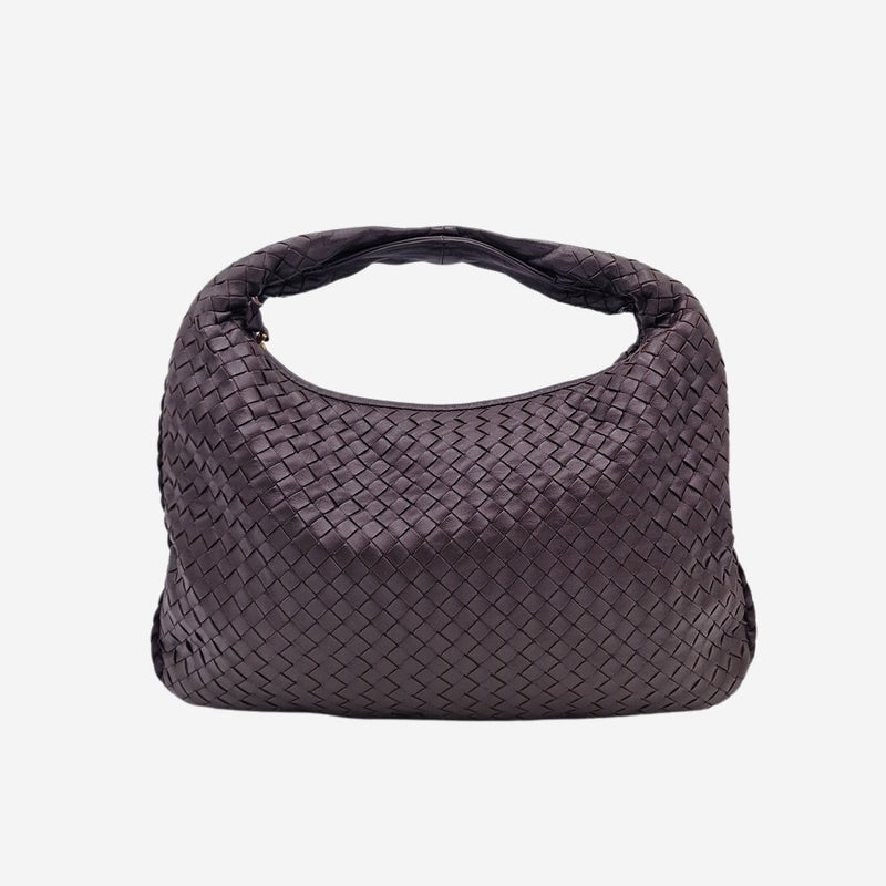 MEDIUM MØRKEBRUN CLASSIC VENETA HOBO