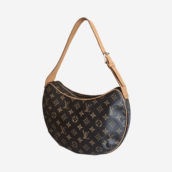 MONOGRAM CANVAS CROISSANT MM