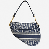 Oblique Jacquard saddle bag