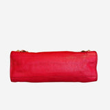 rød metalic edge City bag