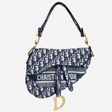 Oblique Jacquard saddle bag