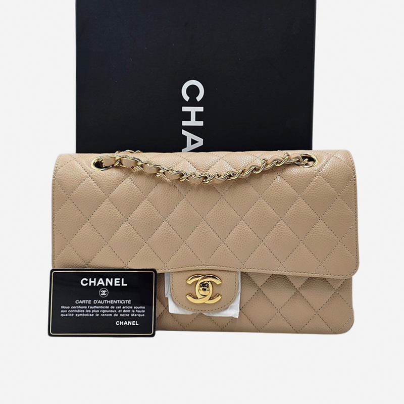 CAVIAR MEDIUM CLASSIC DOUBLE FLAP