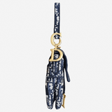 Oblique Jacquard saddle bag