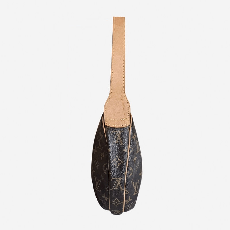 MONOGRAM CANVAS CROISSANT MM