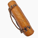 ORANGE PATENT CLASSIC FLAP MEDIUM taske fra brand: CHANEL - We Do Vintage