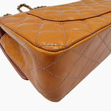 ORANGE PATENT CLASSIC FLAP MEDIUM taske fra brand: CHANEL - We Do Vintage
