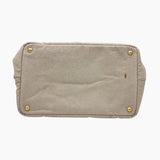 BEIGE CANAPA TOTE MEDIUM taske fra brand: PRADA - We Do Vintage