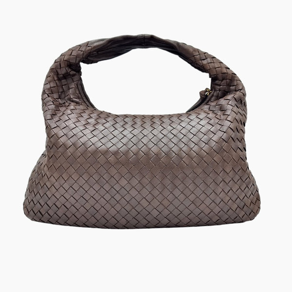 CLASSIC VENETA HOBO LYSEBRUN MEDIUM taske fra brand: BOTTEGA VENETA - We Do Vintage