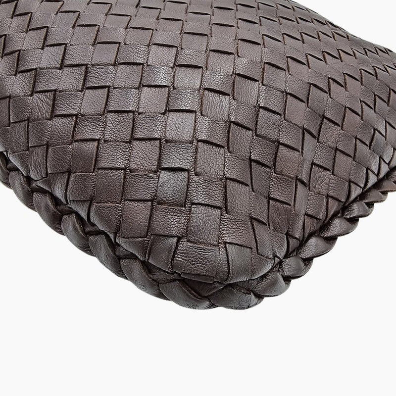 CLASSIC VENETA HOBO MØRKBRUN MEDIUM taske fra brand: BOTTEGA VENETA - We Do Vintage