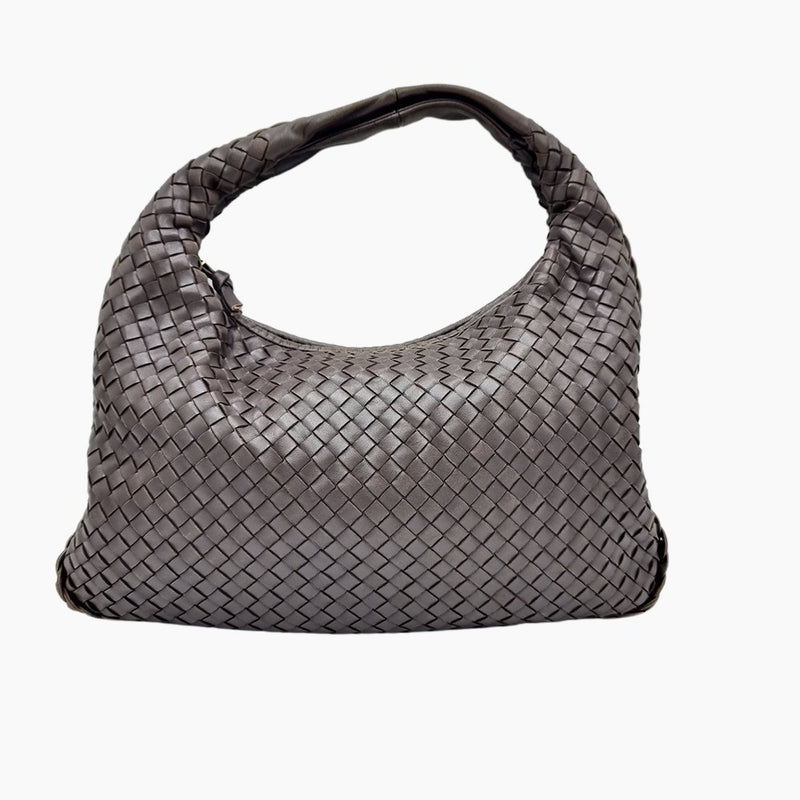 CLASSIC VENETA HOBO MØRKBRUN MEDIUM taske fra brand: BOTTEGA VENETA - We Do Vintage