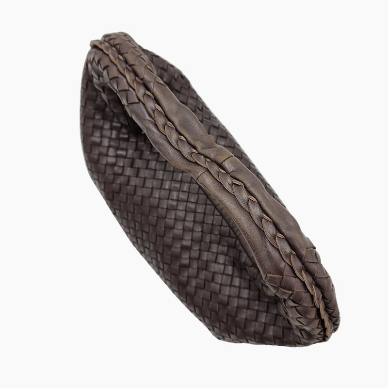 CLASSIC VENETA HOBO MØRKBRUN MEDIUM taske fra brand: BOTTEGA VENETA - We Do Vintage