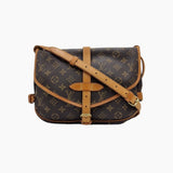 MONOGRAM CANVAS SAUMUR 30 taske fra brand: LOUIS VUITTON - We Do Vintage