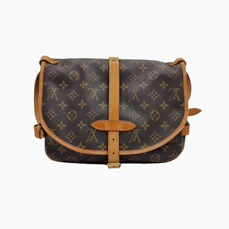 MONOGRAM CANVAS SAUMUR 30 taske fra brand: LOUIS VUITTON - We Do Vintage