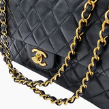 VINTAGE CLASSIC DOUBLE FLAP BAG MEDIUM taske fra brand: CHANEL - We Do Vintage
