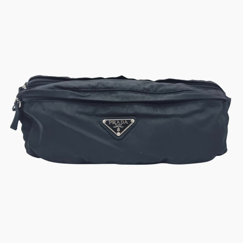 SORT NYLON BÆLTETASKE taske fra brand: PRADA - We Do Vintage