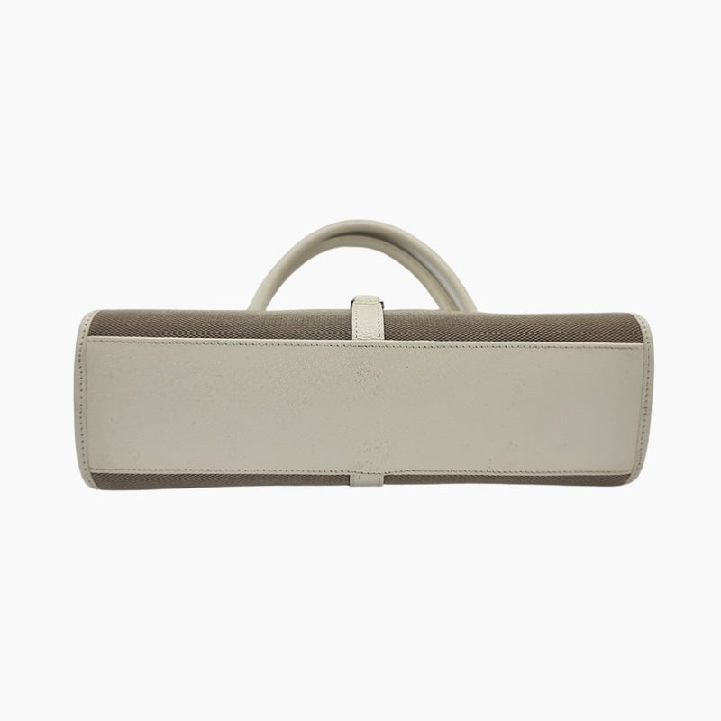 beige canvas jackie taske fra brand: GUCCI - We Do Vintage