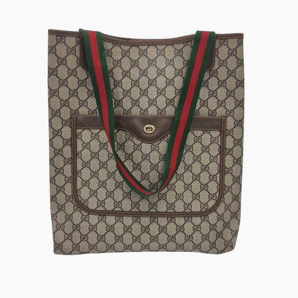 DIAMANT CANVAS TOTE taske fra brand: GUCCI - We Do Vintage