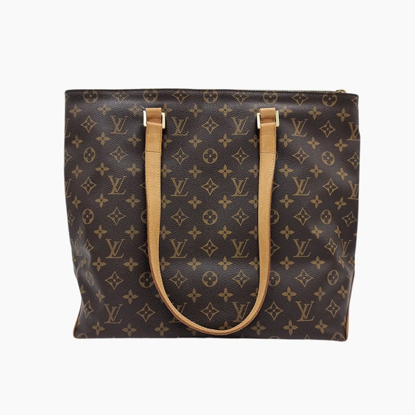 MONOGRAM CANVAS CABAS MEZZO taske fra brand: LOUIS VUITTON - We Do Vintage