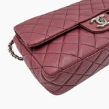 Rose Fonce CLASSIC DOUBLE FLAP MEDIUM taske fra brand: CHANEL - We Do Vintage