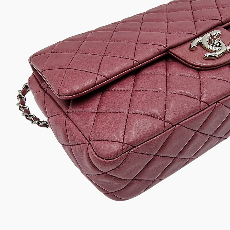 Rose Fonce CLASSIC DOUBLE FLAP MEDIUM taske fra brand: CHANEL - We Do Vintage