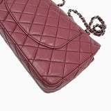 Rose Fonce CLASSIC DOUBLE FLAP MEDIUM taske fra brand: CHANEL - We Do Vintage