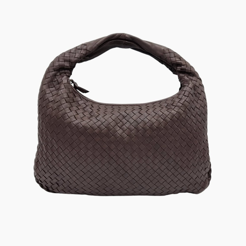 MEDIUM MØRKEBRUN CLASSIC VENETA HOBO taske fra brand: BOTTEGA VENETA - We Do Vintage
