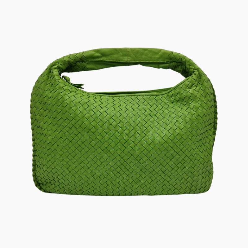 LARGE GRØN CLASSIC VENETA HOBO taske fra brand: BOTTEGA VENETA - We Do Vintage