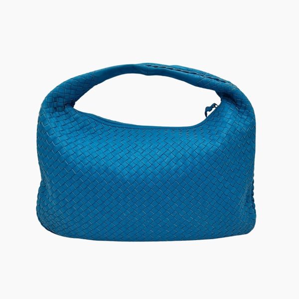 BLÅ CLASSIC VENETA HOBO LARGE taske fra brand: BOTTEGA VENETA - We Do Vintage