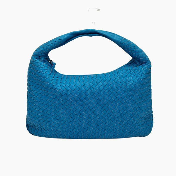 BLÅ CLASSIC VENETA HOBO LARGE taske fra brand: BOTTEGA VENETA - We Do Vintage